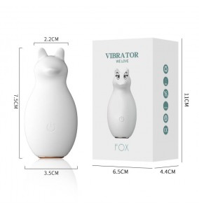 LILO - Cute Funny Fox Vibrating Egg (Chargeable - White)